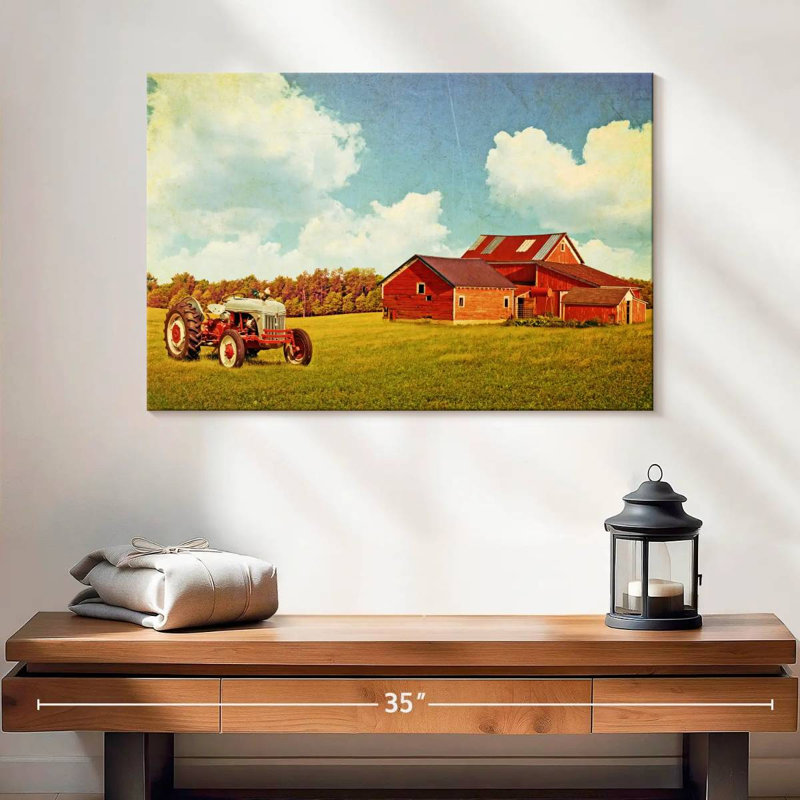 Lilie Old Farm Barn, H 16 po x l 24 po