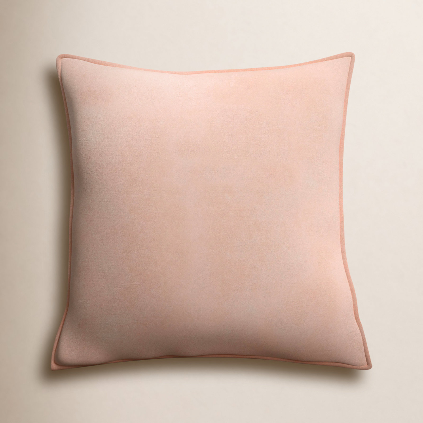 Norwin Cotton Pillow Cover, 22" x 22", Peach