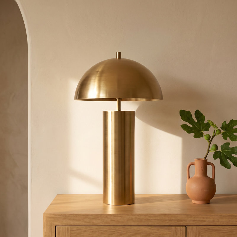 Marcella Geof 27" Table Lamp, Brass