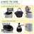 RV Toilet for Camping, Portable Toilet with 1.3 Gal Detachable Inner Bucket & Removable Paper Holder