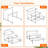 3 Tier Plastic Serving Tray For Party Supplies, Platters For Serving Food, Reusable Trays With Metal Display Stand For Veggie, Fruit, Cookies, Dessert-1648064236