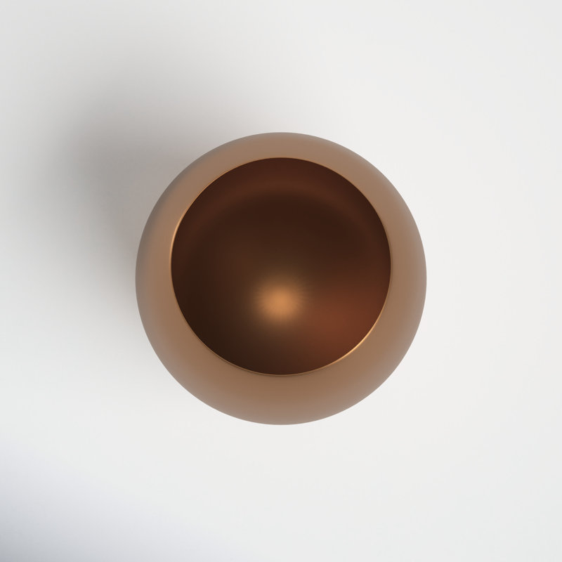 Indrani 10.5'' W Iron Footed Cachepot 