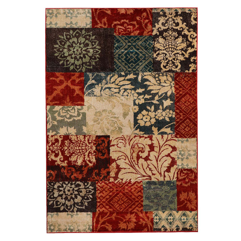 Tapis intérieur 100% polypropylène Kennicot, Rectangle 5 pi x 8 pi
