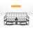 Daybed With RGB LED Lights And Charging Station, Day Bed Frame With Trundle, Metal Bed Frame For Bedroom, Living Room, Guest Room