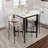 Industrial Tall Square Bar Table
