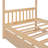 Saunderton Wooden House Bed with Trundle-299217221-298050778