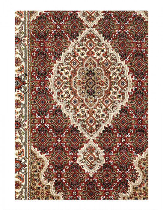 Handmade Silk and Wool Area Rug