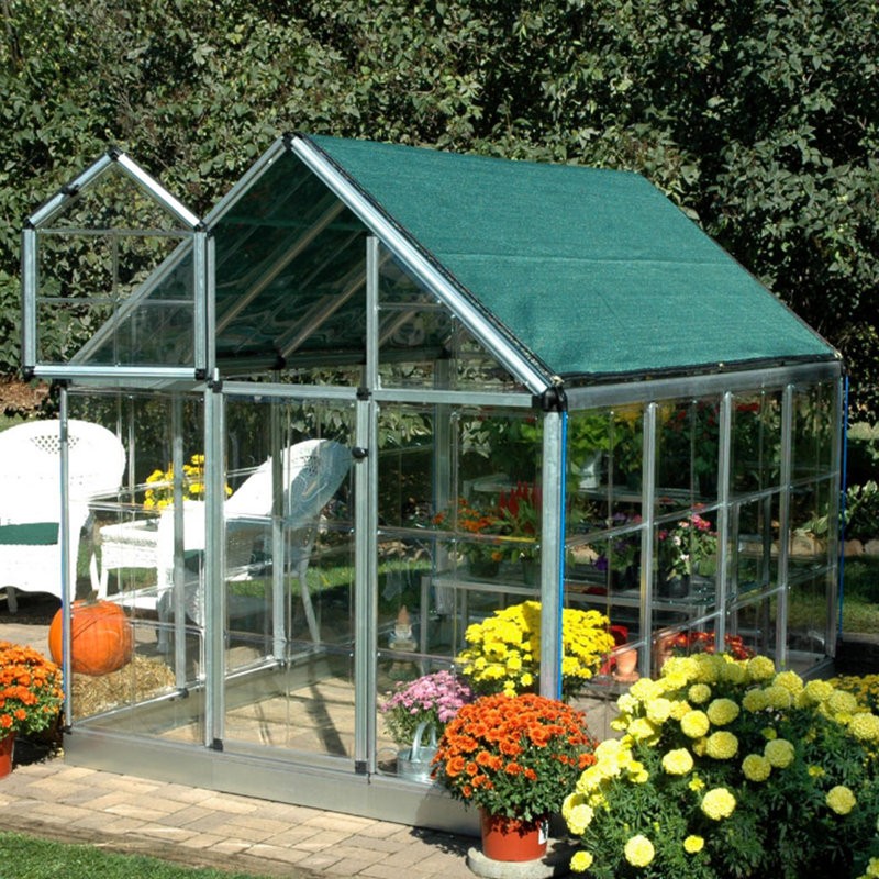 Green Commercial-Grade Knitted Shade Cloth with Brass Grommets