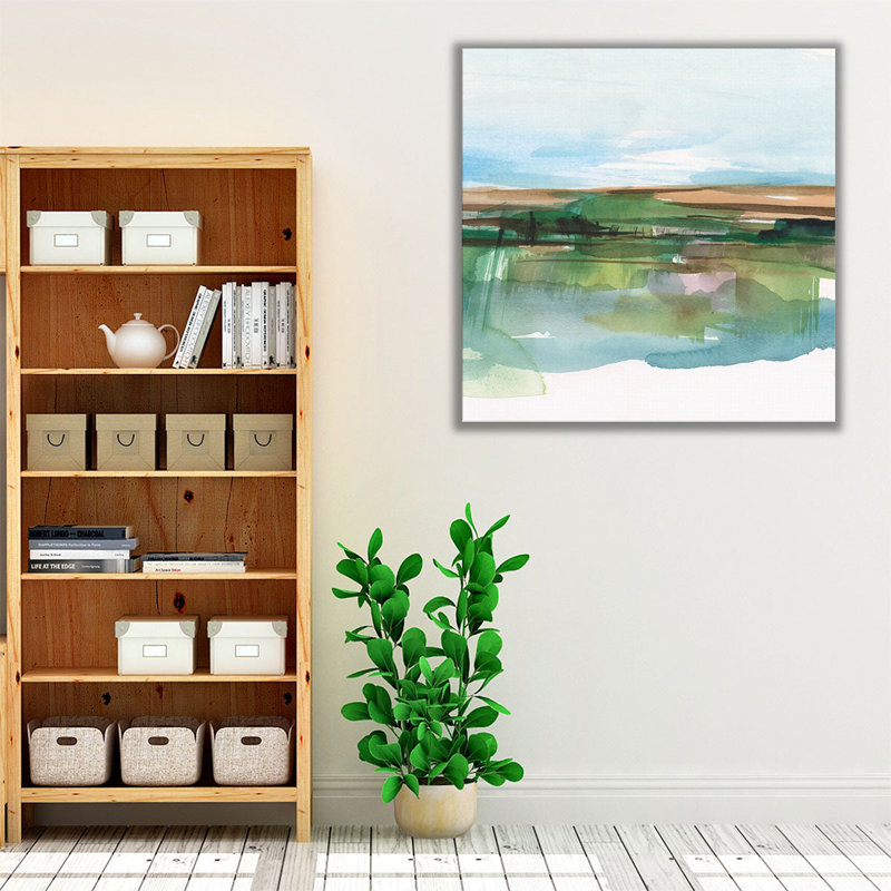 Wet Season I - reproduction d'art sur toile, H 12 po x l 12 po