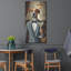 «Dog Martini» par Rey Klimt, art mural en métal, 24 po x 48 po