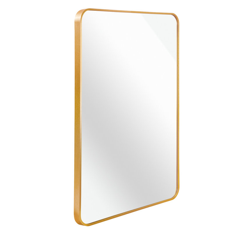 Rectangle Mirror, Gold