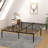 14 Inch Queen Metal Platform Bed Frame with Under-Bed Storage, Heavy Duty, No Box Spring, Black-321570071-321570067
