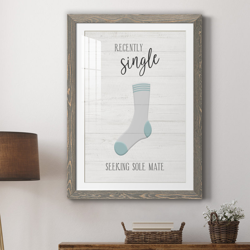 Simple - imprimé, H 37,5 po x l 27,5 po x P 1,5 po, Cadre en papier gris