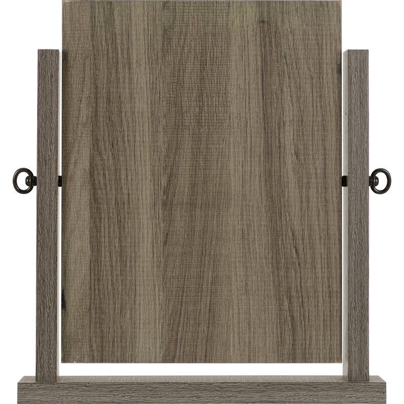 Kelton Framed Freestanding Dresser Mirror, Grey