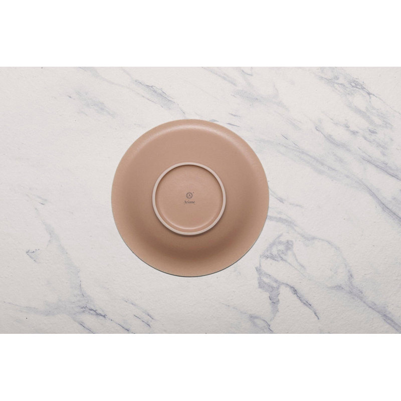 Assiette creuse en porcelaine de qualité supérieure SAHara | Splash Sahara | Va au micro-ondes et au lave-vaisselle