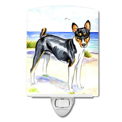 Éclairage de nuit en céramique basenji