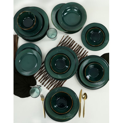Ebward Dinnerware Set 24 Piece - Service for 6