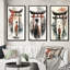«Asian femelle», 3 pièces sur toile-1794155945-1794155949