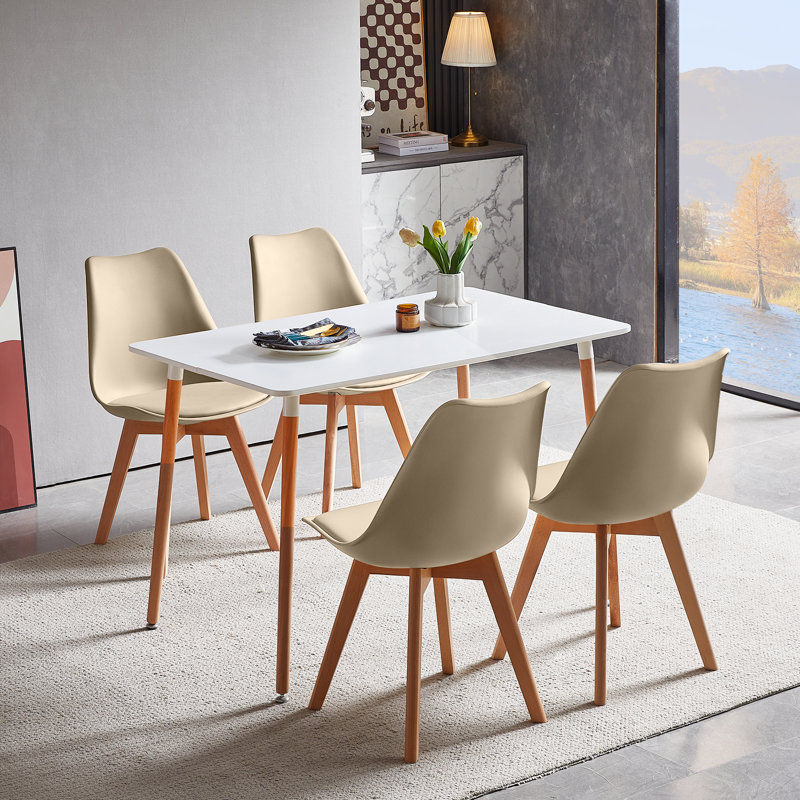 Nero Upholstered Side Chair, Khaki
