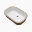 Lavabo de salle de bain encastré en céramique blanche avec trop-plein 22 po x 15,25 po