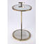 Glass Top C Table End Table-1407513384
