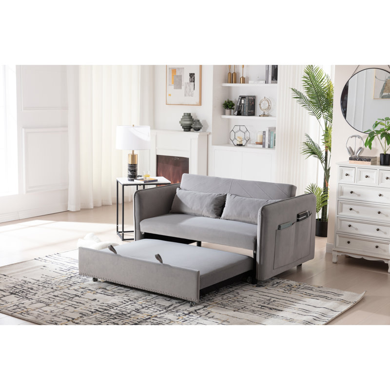 Convertible Velvet Sofa Bed Innovative Design For Modern Living