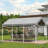 10x20 Ft Outdoor Carport With Adjustable Height-122299371