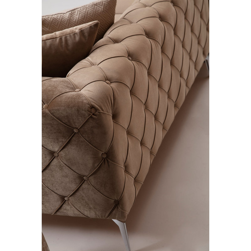 Canapé modulaire rembourré 135,4 po Fawnlily