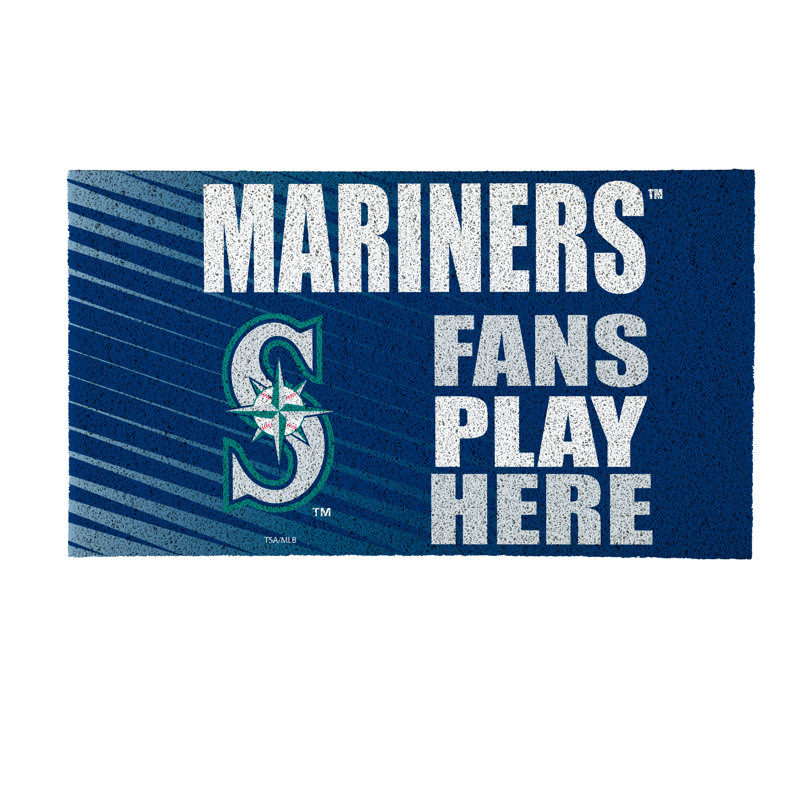 Tapis en PVC Seattle Mariners Fan, 28 po x 16 po