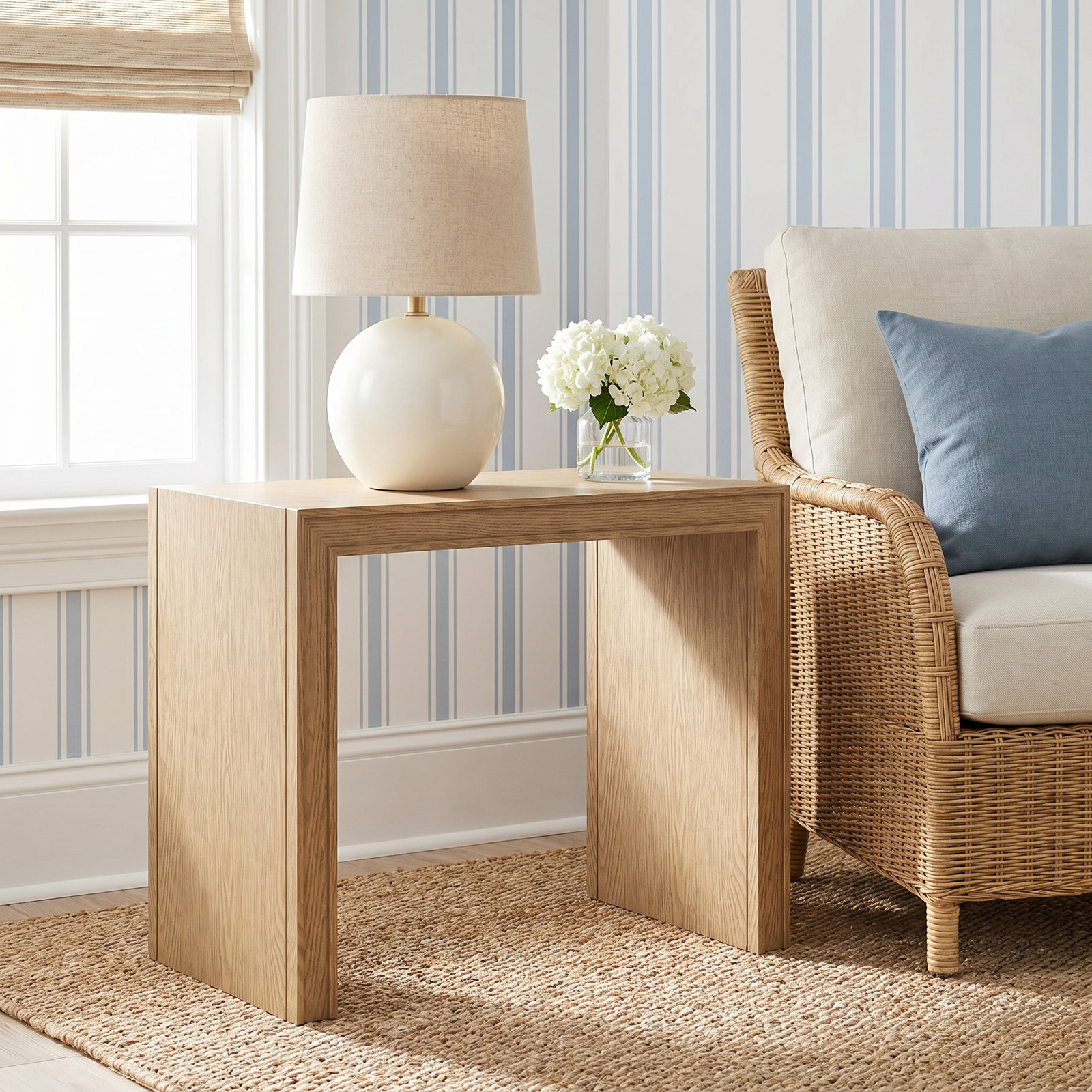 Southampton 29" End Table, Light Brown