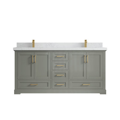 Ensemble de meuble-lavabo double 72 po Esin