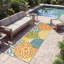 Tapis intérieur / extérieur floral Armone-628384663