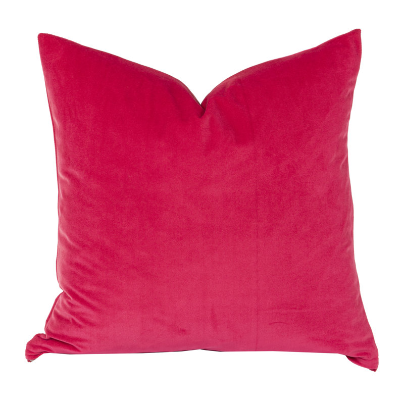 Posh Reversible Throw Pillow, 20", Bright Rose