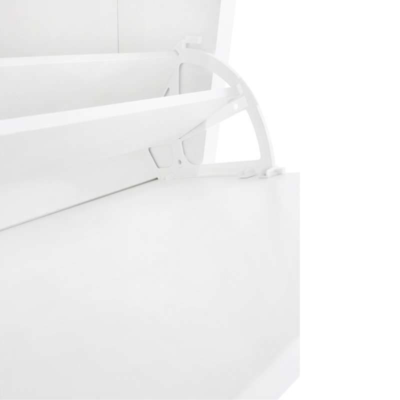 12 Pairs Shoe Storage Cabinet, White