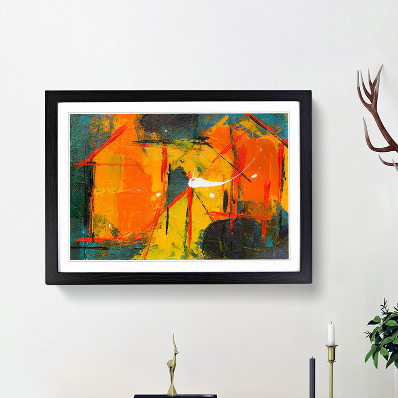 Abstract Vol.378 by S.Johnson - Framed Print, Black Framed, 27cm H x 36cm W x 2cm D