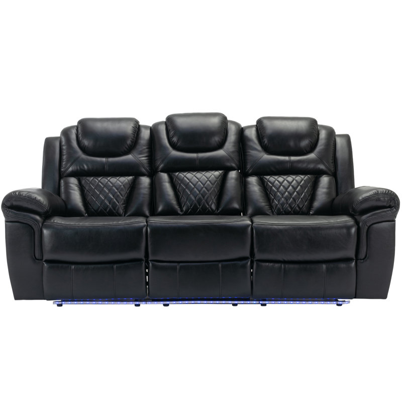Home Theater Manual Recliner, Black