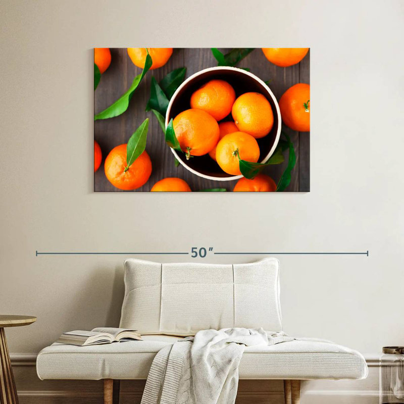Yarlin Tangerine, 26" H x 39" W