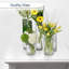 Vase de table en verre fleur en forme de bouteille Carpen-889681429