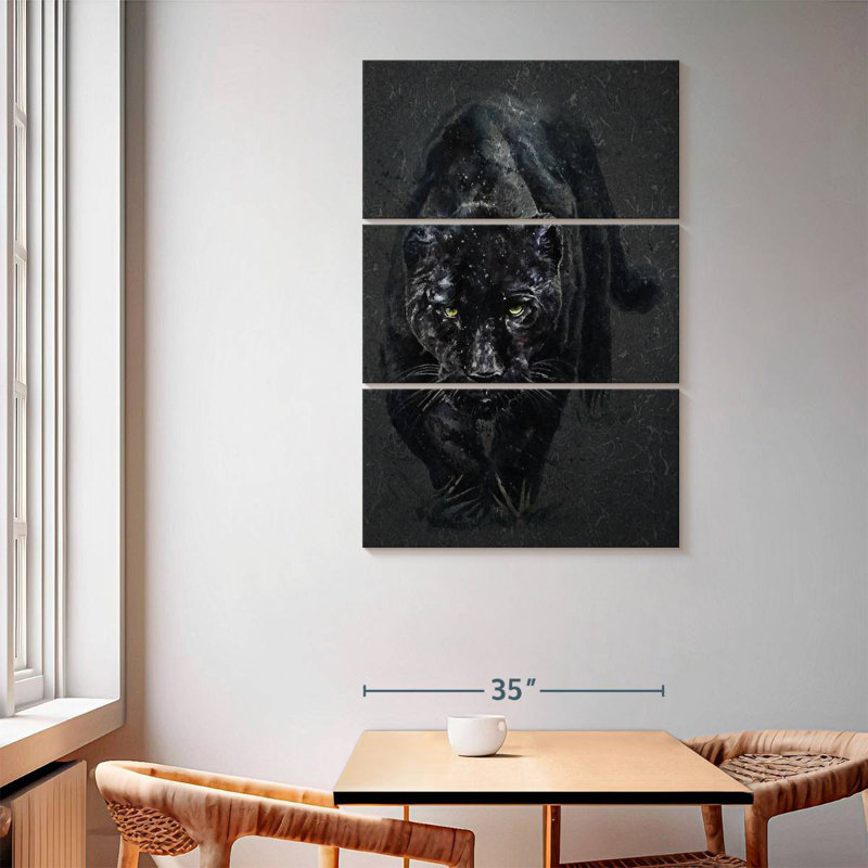 Brampt Black Panther, 65" H x 42" W