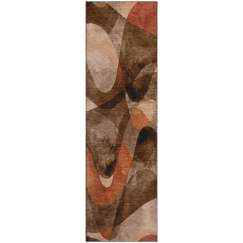 Tapis Norberta avec envers antidérapant, Tapis de couloir 2 pi 3 po x 7 pi 6 po