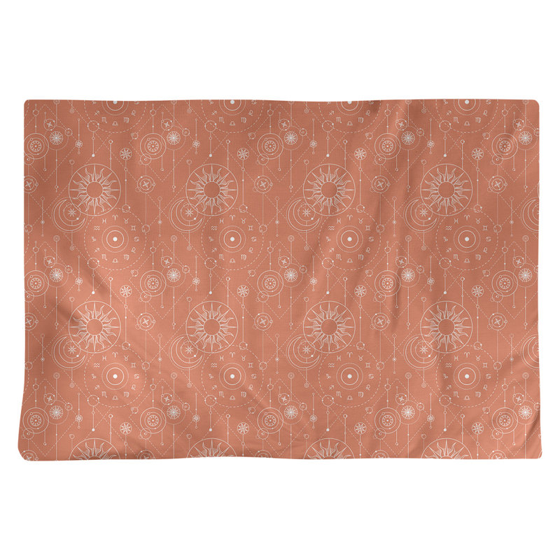 Napperon 18 "astrologie, Orange