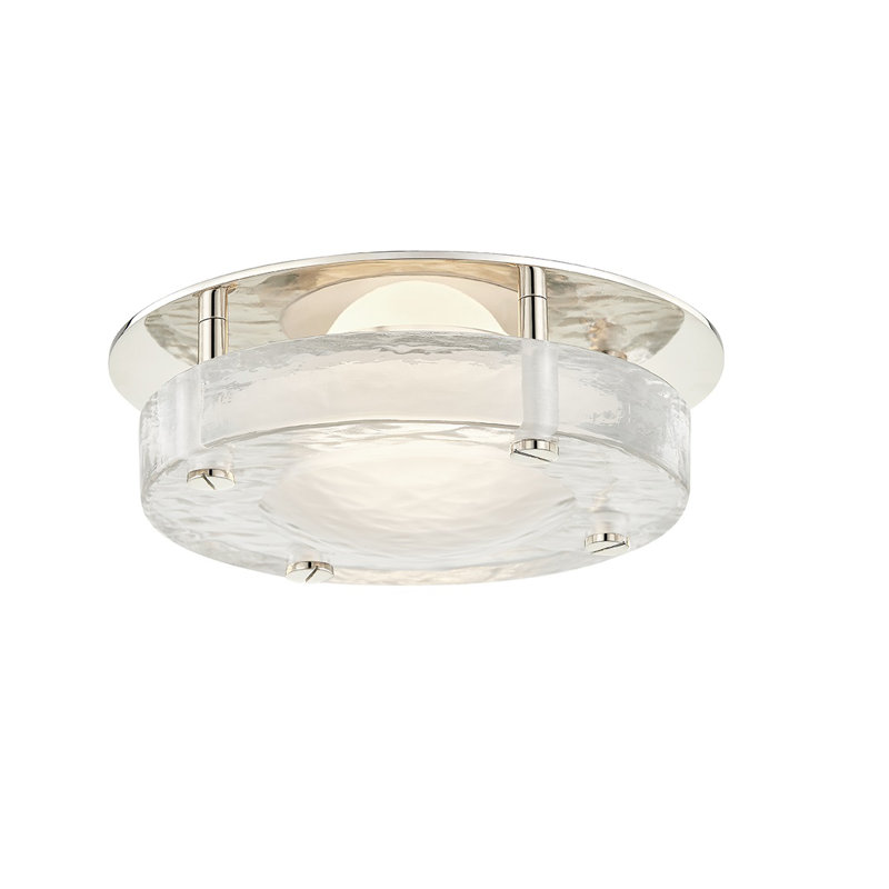 Heath 1 - Light Flush Mount, Polished Nickel