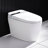 Elongated Tankless Smart Toilet with Bidet, 1.1/1.28GPF Auto Dual Flush, Heated Seat, Warm Wash/Dryer, Night Light, Soft Closing, Remote Control