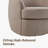 32.3" Wide Upholstered 360° Swivel Barrel Chair, No Assembly Required-1907442744-1905922297
