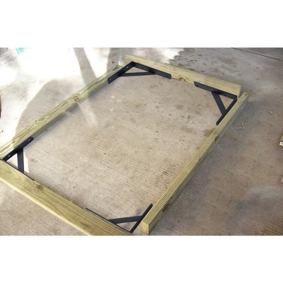 Ensemble de 2 supports anti-affaissement pour porte d'angle