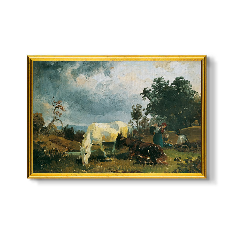 Une moisissure sur la lande, c. 1830 - Frederic Gauermann - Toile encadrée sur mesure, 16x22 INNER SIZE, Toile avec cadre