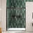 Matted Black Bypass Shower Door - 5/16" Tempered Glass With Explode Film Smooth Sliding System Double 6074 Track, Film, Easy To Clean,-121166519