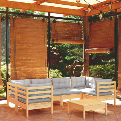 Ensemble de conversation modulaire 7 pièces Charlayne