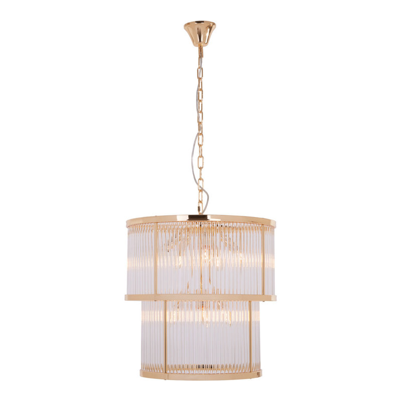 Conerly 9 - Light Drum Chandelier, Gold