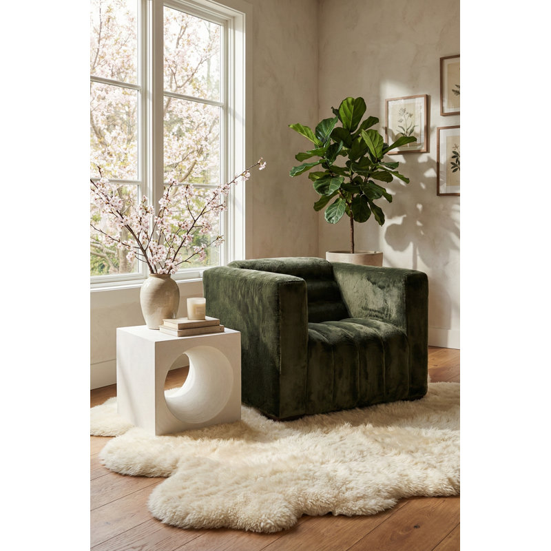 Void Side Table, White Stone
